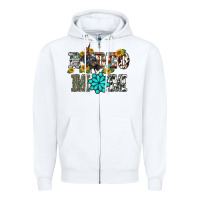 White western rodeo bullfighter mom turquoise gemstones  sunflowers Zipper Hoodie - BarkalooDesign