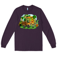 Plum truck saint patrick's day Long Sleeve Tee - FaDigitalArtStudio