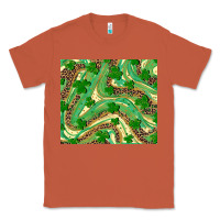 Copper St. Patrick's Day Shamrock Leopard Classic Tee - RanaPortraitStore