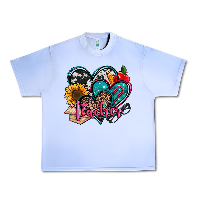 Teacher Hearts Urban Heavy Tee by Jasminsmagicworld | Teevron