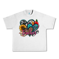 Lunar Rock teacher hearts Urban Heavy Tee - Jasminsmagicworld