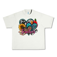 Pistachio teacher hearts Urban Heavy Tee - Jasminsmagicworld