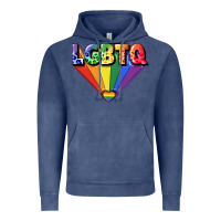 Vintage Denim lgbtq pride Vintage Hoodie - FaDigitalArtStudio
