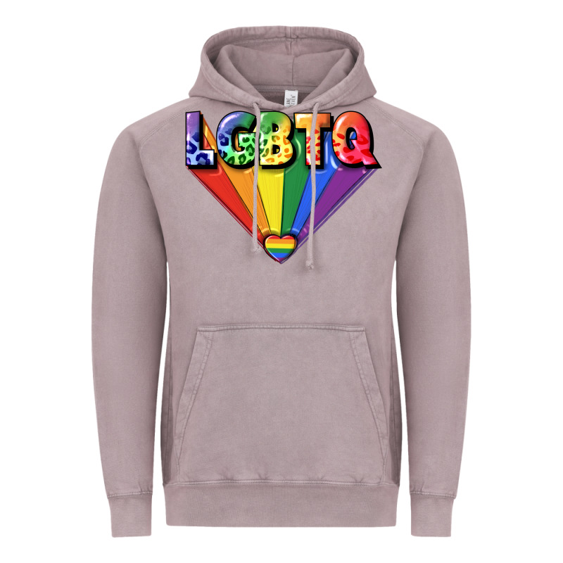 Lgbtq Pride Vintage Hoodie by FaDigitalArtStudio | Teevron