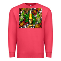 Cardinal beer bottles with golden snow Premium Sweatshirt - AdoDesignShop