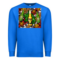 True Royal beer bottles with golden snow Premium Sweatshirt - AdoDesignShop