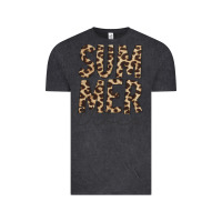 Vintage Black summer vibes leopard Vintage Tee - CowCowDesign