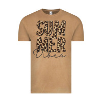 Summer Vibes Leopard Vintage Tee | Teevron