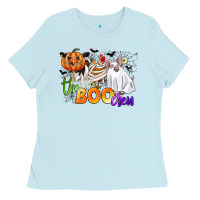 Baby Blue the boo crew Ladies Tee - CowGirlArtShop