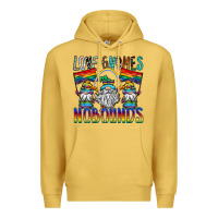 Antique Gold love gnomes nobounds Premium Hoodie - SublimationCraftShop