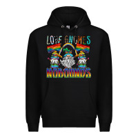 Black love gnomes nobounds Premium Hoodie - SublimationCraftShop
