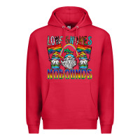 Cardinal love gnomes nobounds Premium Hoodie - SublimationCraftShop