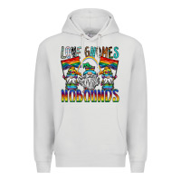 Dove Grey love gnomes nobounds Premium Hoodie - SublimationCraftShop