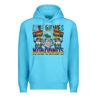 Ocean Blue love gnomes nobounds Premium Hoodie - SublimationCraftShop