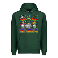 Sports Green love gnomes nobounds Premium Hoodie - SublimationCraftShop