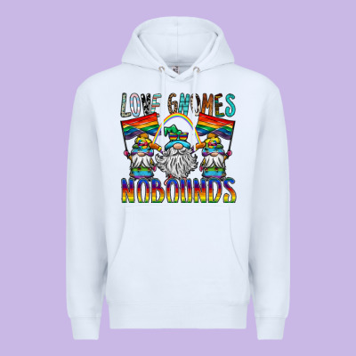 Love Gnomes Nobounds Premium Hoodie Designed By Sublimationcraftshop