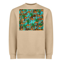 Mushroom camel leopard Heavyweight Sweatshirt - BarkalooDesign