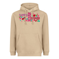 Mushroom floral love and kiss Heavyweight Hoodie - AdoDesignShop