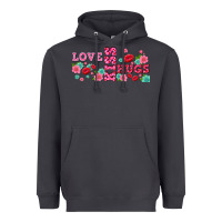 Smoke floral love and kiss Heavyweight Hoodie - AdoDesignShop