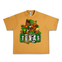 Peanut Butter St. Patrick's Texas map Urban Heavy Tee - OliviaCreatesArt