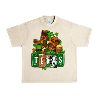 Sandshell St. Patrick's Texas map Urban Heavy Tee - OliviaCreatesArt