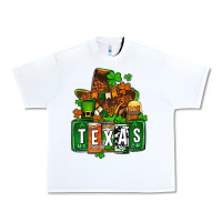 White St. Patrick's Texas map Urban Heavy Tee - OliviaCreatesArt