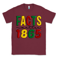 Burgundy facts matter 1865 Classic Tee - Artiststas