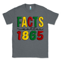Charcoal Heather facts matter 1865 Classic Tee - Artiststas