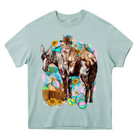 Arona Happy Easter Day Rodeo Heavy Core Tee - NancyCooperArtShop