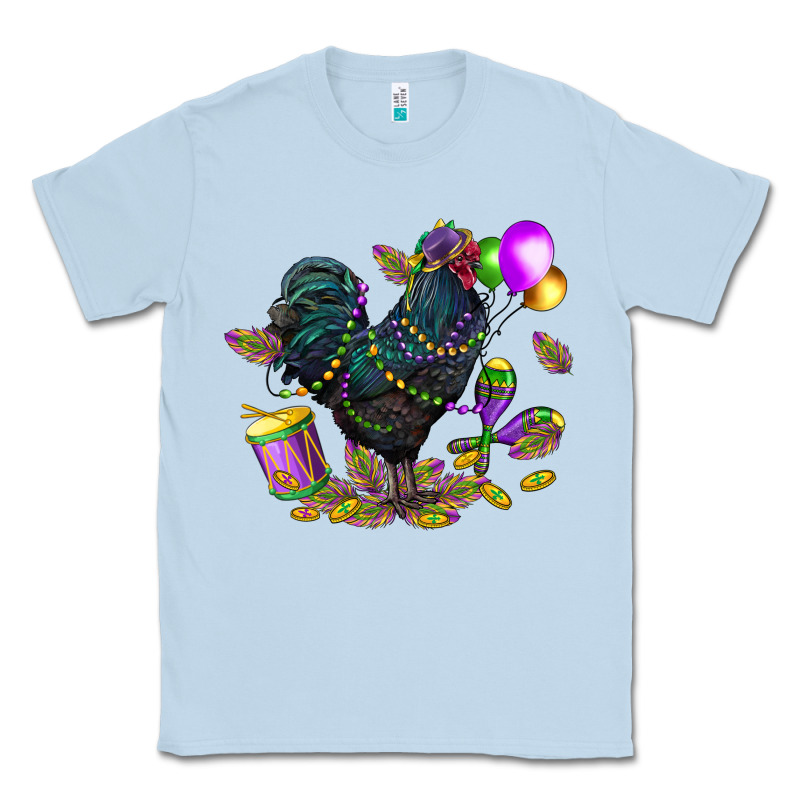 Mardi Gras Chicken Classic Tee by CowGirlArtShop | Teevron