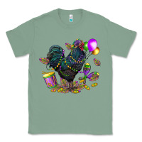 Sage mardi gras chicken Classic Tee - CowGirlArtShop