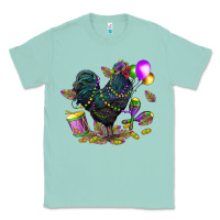 Seafoam mardi gras chicken Classic Tee - CowGirlArtShop