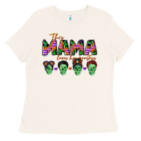 Bone personalized this mama loves her monsters Ladies Tee - CowGirlArtShop