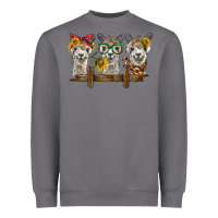 Storm 3 alpacas Heavyweight Sweatshirt - BarkalooDesign