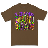Cacao Little miss Mardi Gras Premium Tee - HowdyJamesFarm