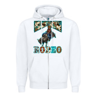 White western rodeo bullfighter Zipper Hoodie - BarkalooDesign