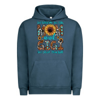Pigment Midnight Navy god gifted me two titles mom and gigi  and i rock them both Urban Hoodie - JahusDesignShop