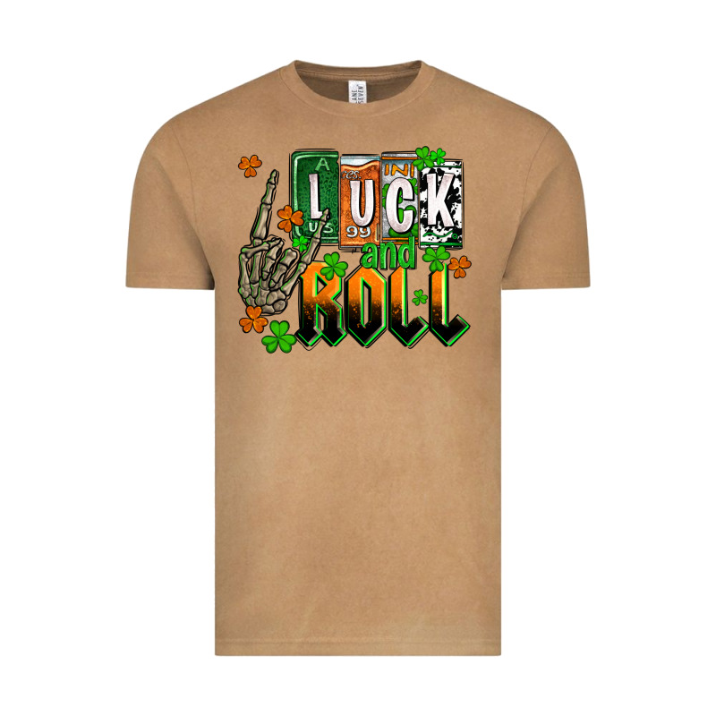 St. Patrick's Luck And Roll Vintage Tee by OliviaCreatesArt | Teevron