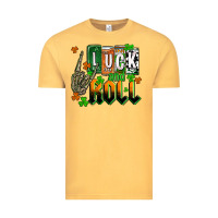 Vintage Mustard St. Patrick's Luck and roll Vintage Tee - OliviaCreatesArt