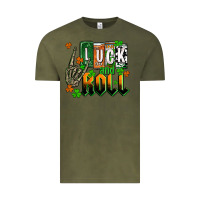 Vintage Olive St. Patrick's Luck and roll Vintage Tee - OliviaCreatesArt