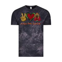 Cloud Black Peace Love Lupita Vintage Tee - Jasminsmagicworld