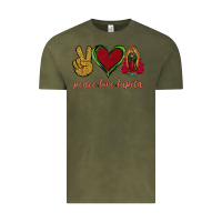 Vintage Olive Peace Love Lupita Vintage Tee - Jasminsmagicworld
