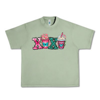 Oil Green xoxo coffee cups Urban Heavy Tee - OliviaCreatesArt