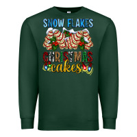 Sports Green snow flakes christmas cakes ado Premium Sweatshirt - AdoDesignShop