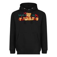 Black valentines vibes with gifts and bear Heavyweight Hoodie - AdoDesignShop