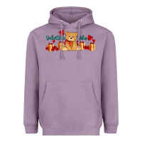 Lavender valentines vibes with gifts and bear Heavyweight Hoodie - AdoDesignShop