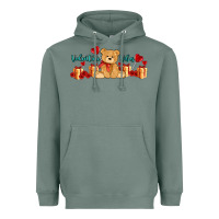 Sage valentines vibes with gifts and bear Heavyweight Hoodie - AdoDesignShop