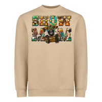 Mushroom show mom suffolk sheep black sheep Heavyweight Sweatshirt - BarkalooDesign