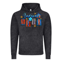 Vintage Black American mini 4th of july Vintage Hoodie - FaDigitalArtStudio