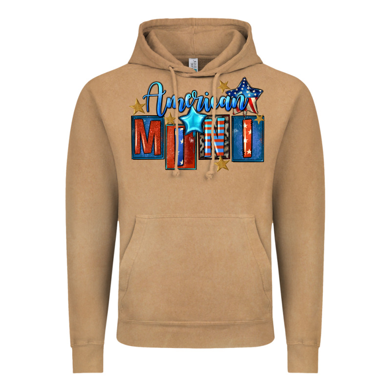 American Mini 4th Of July Vintage Hoodie by FaDigitalArtStudio | Teevron